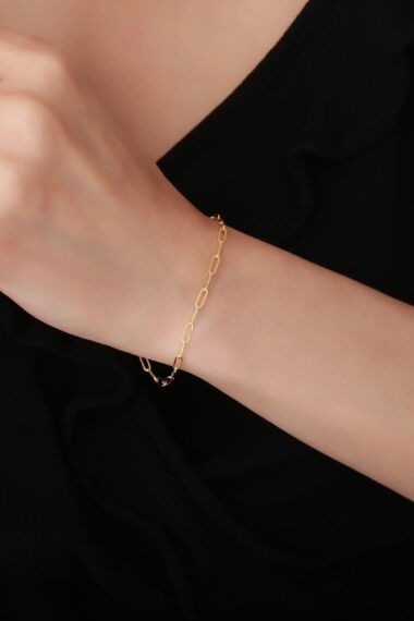 دستبند طلا زنانه بایارگولد Bayar Gold با کد BLKLKMNATAS